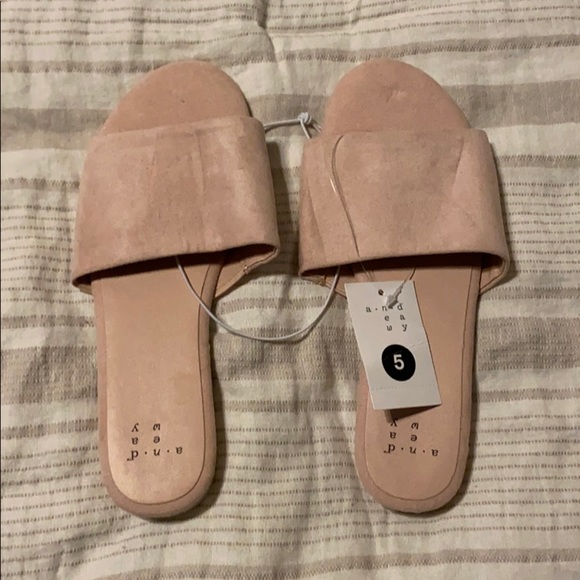 target blush sandals